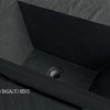 Trapezio Basalto nero, Fr. 1'392.00, Grösse 60cm x 35cm, Höhe 15cm